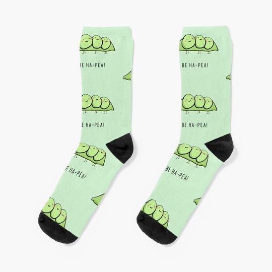 Discover Be Ha-Pea!  Socks