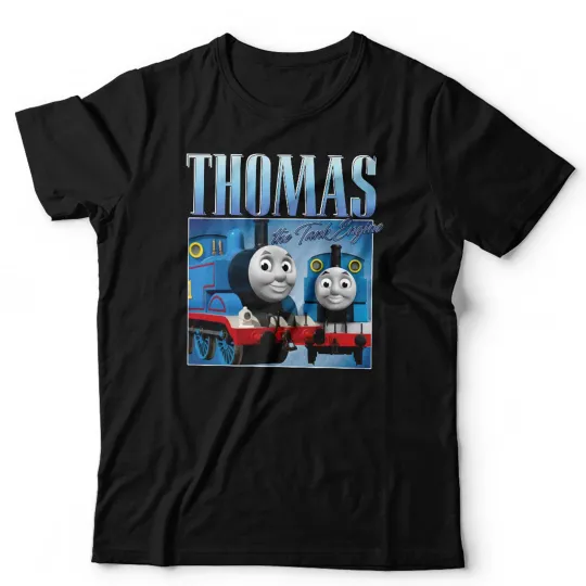 Discover Thomas The Tank Engine T-Shirt Unisex & Kids Throwback Design