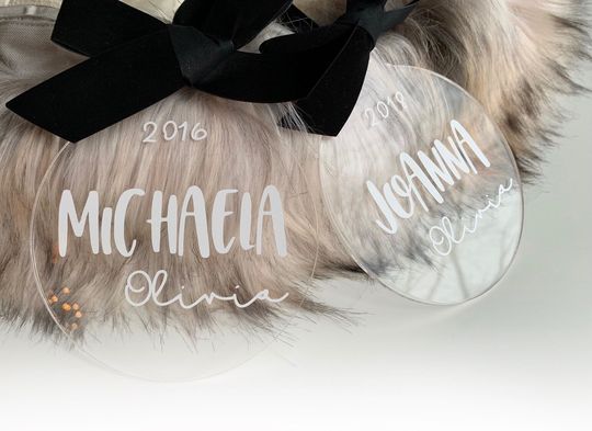Discover Personalized Name Ornament Acrylic, christmas gift, personalized Ornament, gift, name ornaments, Christmas ornaments, personalized ornament
