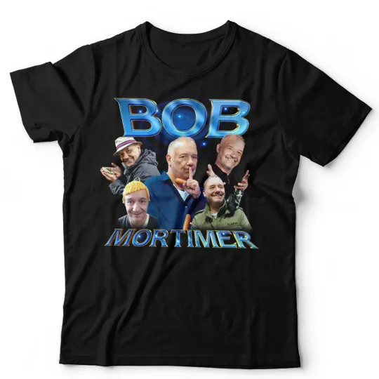 Discover Bob Mortimer T Shirt Bootleg Unisex & Kids Funny Gone Fishing It's Just Magic