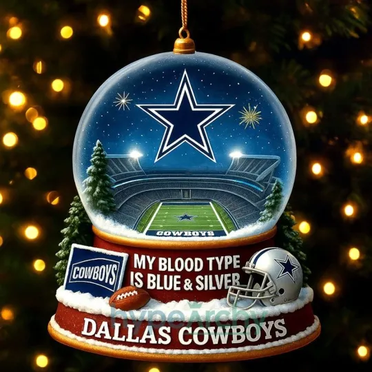 Discover Dallas Football Team Cowboys Christmas Ornament Gift Decor