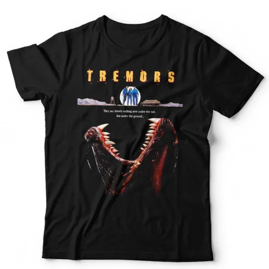 Discover Tremors Movie Poster T-Shirt Unisex 90s Horror Retro Vintage
