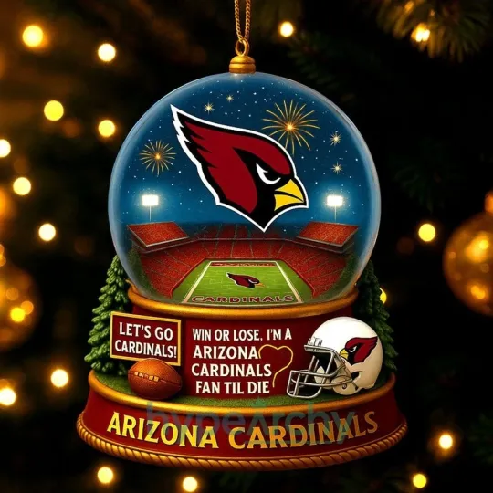 Discover Arizonna Football Team Cardinals Christmas Ornament Gift Decor
