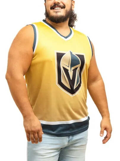 Discover Vegas Golden Knights Championship Gold Ombré Hockey Tank