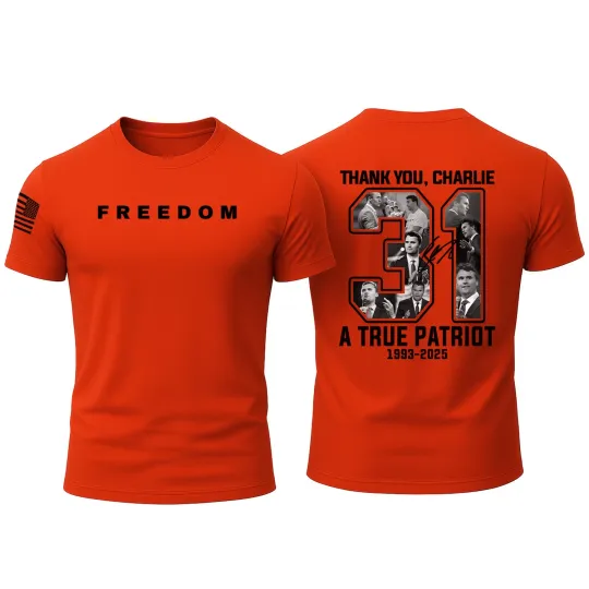 Discover Freedom Charlie Kirk 3D T-Shirt, Thank You Charlie 31