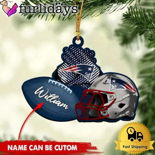 Discover Personalized New England Football Team Patriotss Christmas Ornament Gift Decor