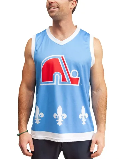 Discover Quebec Nordiques Retro Alternate Hockey Tank
