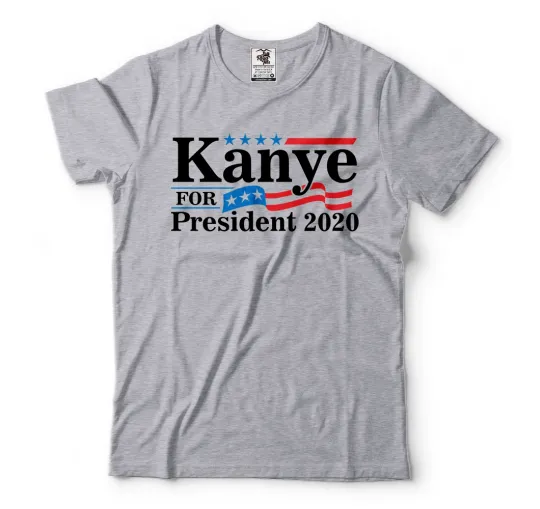 Kanye West for President 2024 T-Shirt US Presidential Election Trump Kanye Tee