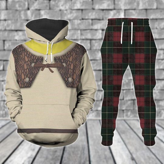 Discover Shrek Costume Hoodie, Shrek And Fiona Shirt, Shrek Meme Cosplay Hoodie