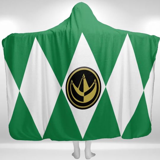 Discover Green Ranger Hooded Blanket, Mighty Morphin Power Rangers Hoodie Blanket, Power Rangers Lover Hoodie Blanket