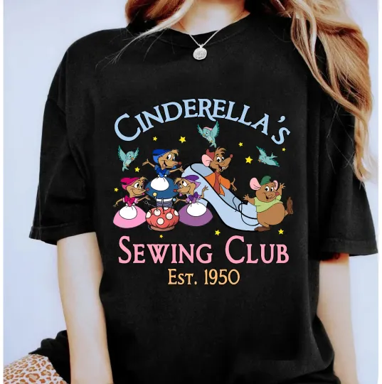 Discover Disney Cinde's Sewing Club Est 1950 Shirt Unisex Adult Kid Shirt