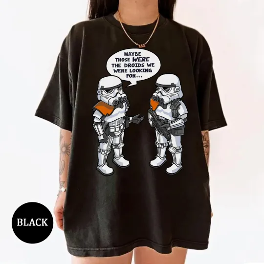 Discover Star Wars Wrong Droids Funny Comic Graphic Unisex Adult T-shirt Kid Tee