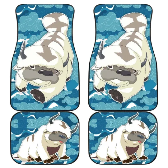 Discover Avatar Car Floor Mats for Interior Decor – Appa Cute Anime Gift for Avatar Show Fans