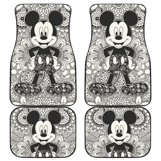 Discover Disney Mickey & Daisy 3D Car Floor Mats, Cute Universal Fit Car Mats