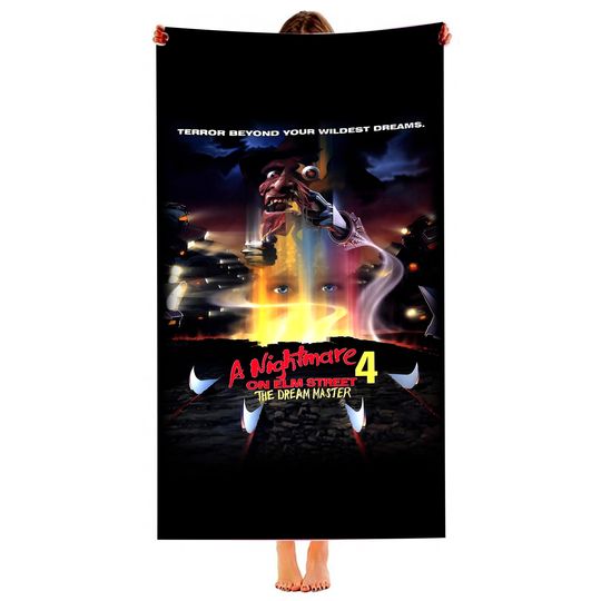 A Nightmare on Elm Street 30"x60" 4 Poster Beach Towel