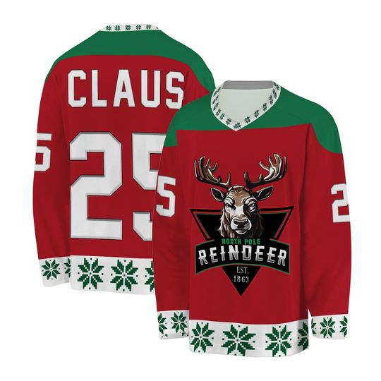 Claus hockey fan jersey