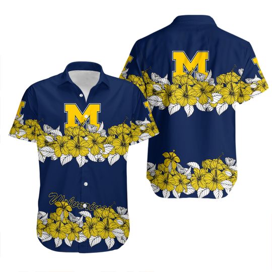 Michigan Wolverines Hawaiian Shirt