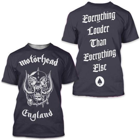 Motorhead England 3D T Shirt