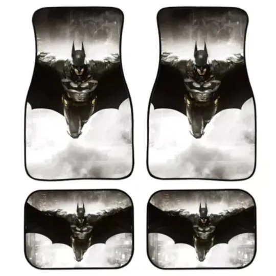 Batman Universal Fit Car Floor Mats - Superhero Auto Interior Accessories