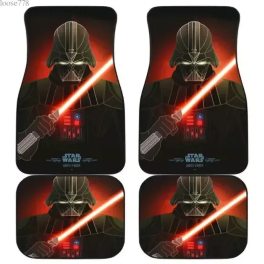 Darth Vader Star Wars Universal Car Floor Mats All Weather Non-Slip Vehicle Set