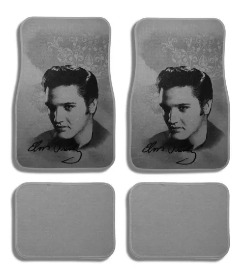 Discover Elvis Presley Car Floor Mats Elegant Print Music Fans Gift Auto Interior Decor