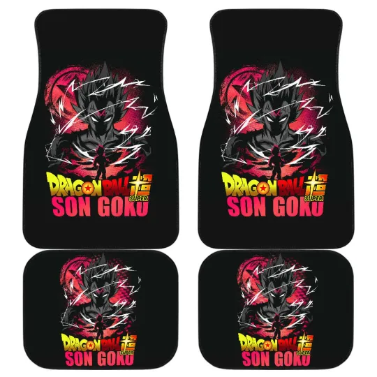 Discover Dragon Ball Car Floor Mats Goku Vegeta Anime Gift For SUV Sedan Manga Fans