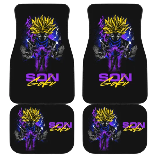 Discover Dragon Ball Car Floor Mats Goku Anime Series Gift For SUV Sedan Truck Fans