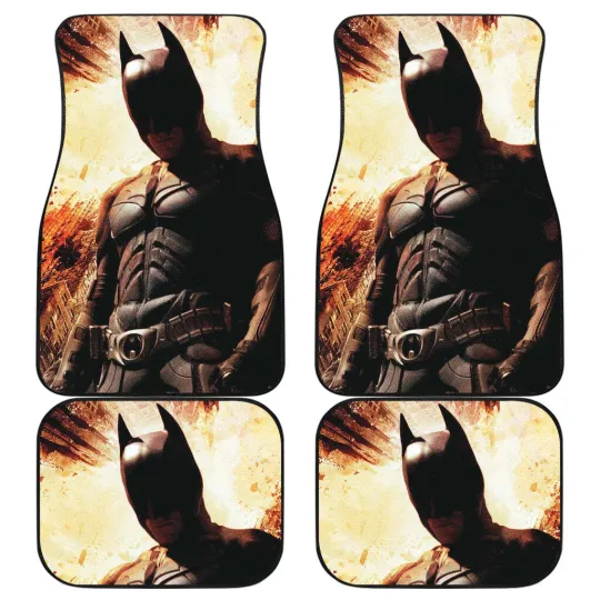 Batman Car Floor Mats, Non-Slip, Universal Fit, Auto Interior Accessories