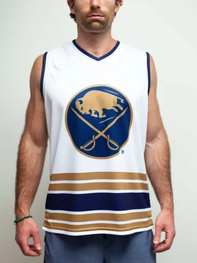 Discover Buffalo Sabres 50th Alternate Hockey Tank