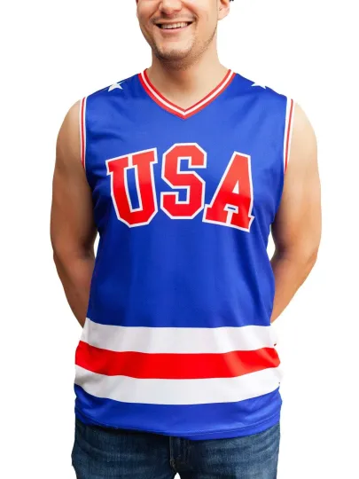 Discover USA Miracle on Ice 1980 Hockey Tank