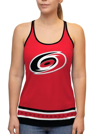 Discover Carolina Hurricanes Women's Racerback Hockey Tank