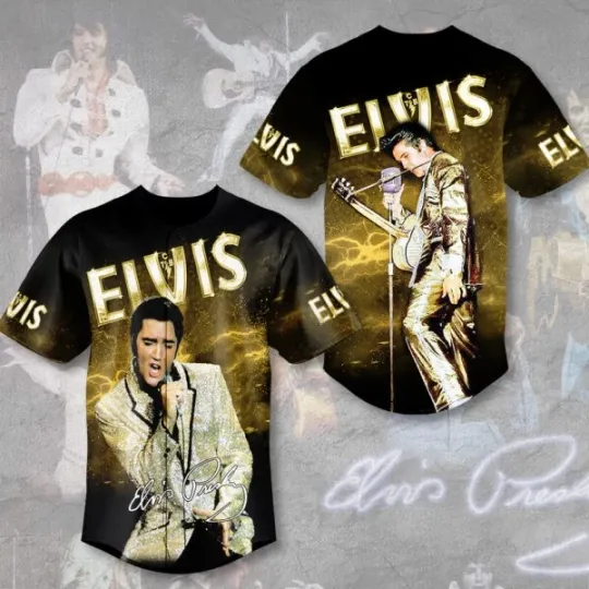 Elvis Presley Baseball Jersey 2025 Anniversary