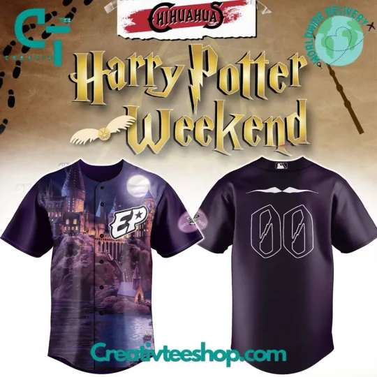 El Paso Chihuahuas x Harry Potter Weekend Custom Baseball Jersey