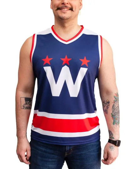 Discover Washington Capitals 2021 "W" Alternate Hockey Tank