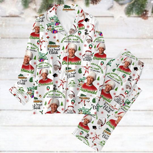 Christmas National Lampoon Vacation Pajamas Set, Griswold Christmas Women Pajamas, You Serious Clark Family Pjs, Xmas Vacation Gifts