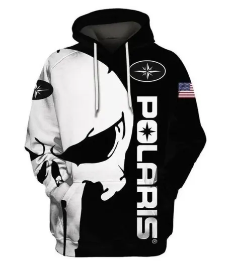 Discover Polaris Skull 3D Lightweight Hoodie For Men