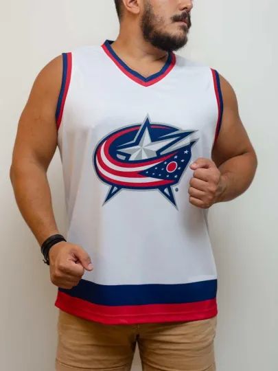 Discover Columbus Blue Jackets Away Hockey Tank
