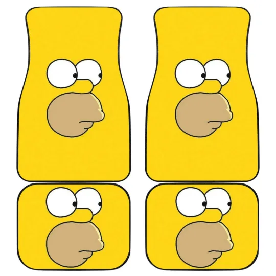 The Simpsons Car Floor Mats Non-Slip Universal Fit Auto Interior Decor
