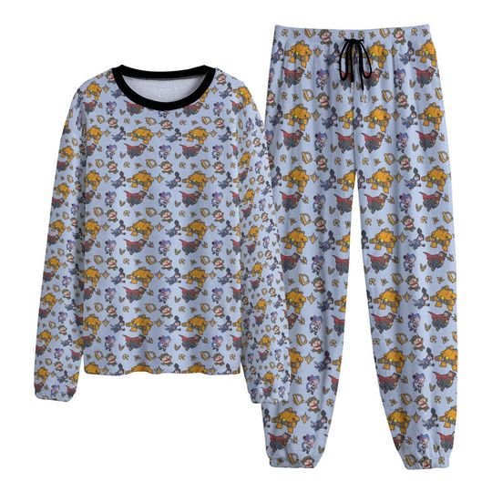 Discover League Pajama Set | Cozy Anime Loungewear | Unisex Warm Pajamas