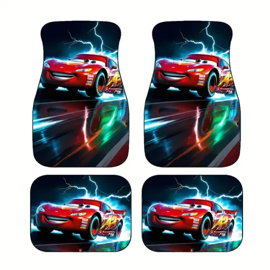 Discover Disney Print Car Mats for SUV, Truck, Sedan – Durable Non-Slip All-Use Gift Set