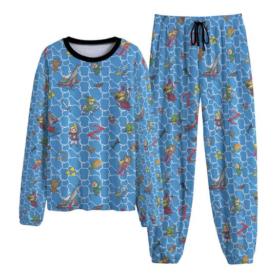Discover Z Wind Waker Pajama Set | Cozy Anime Loungewear | Unisex Warm Pajamas