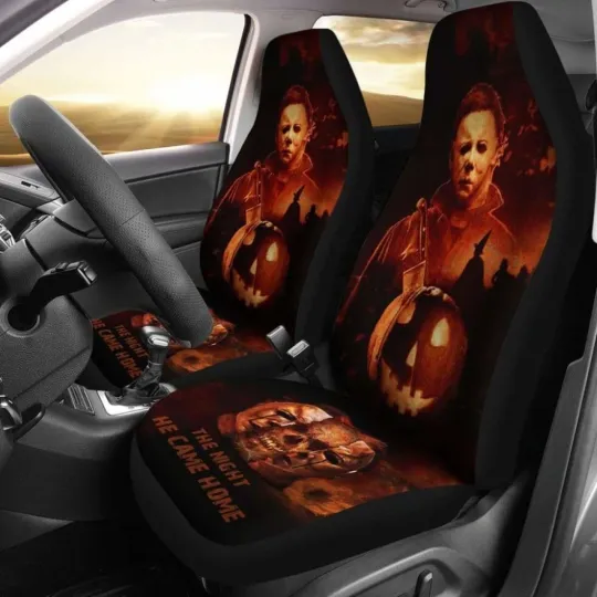 Michael Myers Halloween Horror Car Seat Cover for Auto Interior Accessories