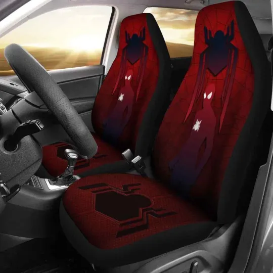 Discover Spiderman Car Seat Covers Marvel Hero Design for Car Interior
