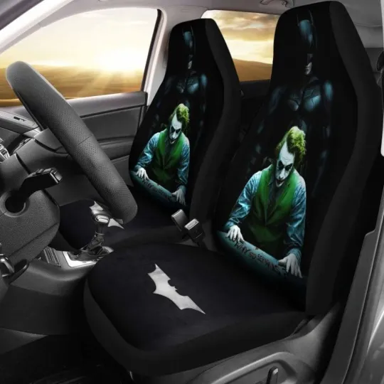 Discover Batman vs Joker Car Seat Covers, Dark Knight DC Auto Interior Accessories