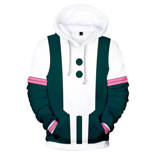Discover Hero Anime Ochaco Uraraka Hoodie Cosplay Jacket Coat Suit Women