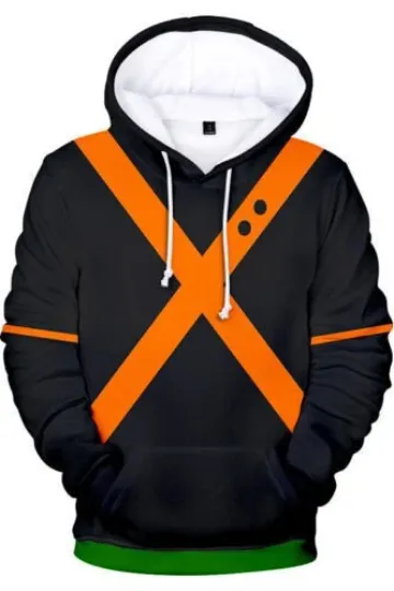 Discover Hero Anime Bakugou Katsuki Cosplay Hoodie Pullover Suit