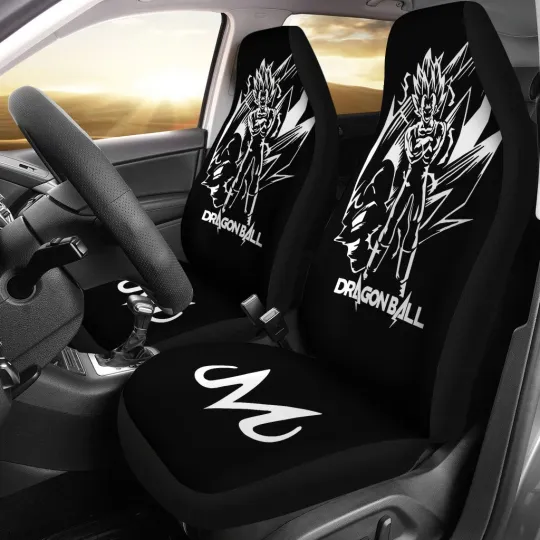 Dragon Ball Z Vegeta Face Car Seat Cover Anime Auto Interior Accessories