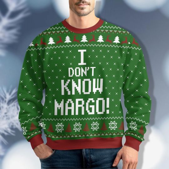 Todd And Margo Christmas Sweater, Why is the Carpet All Wet Todd, I Dont Know Margo, Unisex Sweater, Couple Christmas Sweater