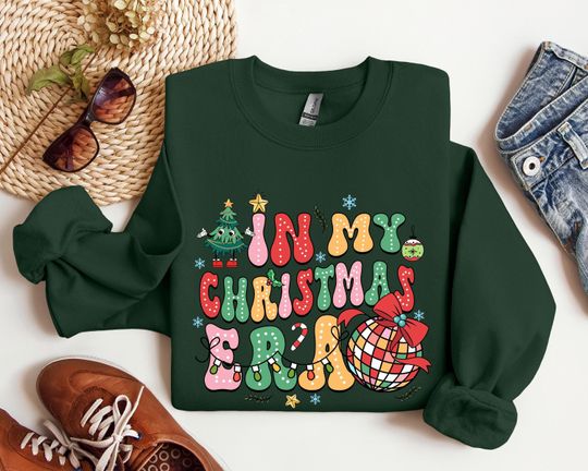 Discover In My Christmas Era Sweatshirt, In My Christmas Era Shirt, Christmas Shirt, Xmas Sweatshirt, Holiday Shirt, Xmas Gift, Christmas Party Tee