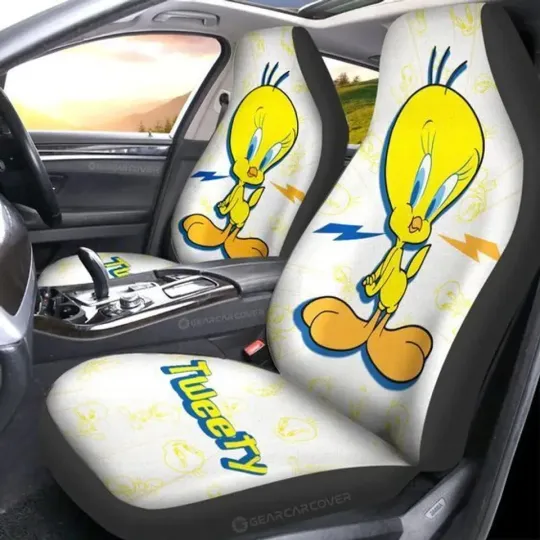 Tweety Bird Lovers Gift For Fans Car Seat Covers, Truck, Sedan, SUV